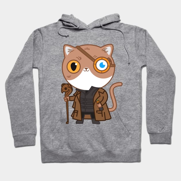 Cat eye meowdy Hoodie by ppmid